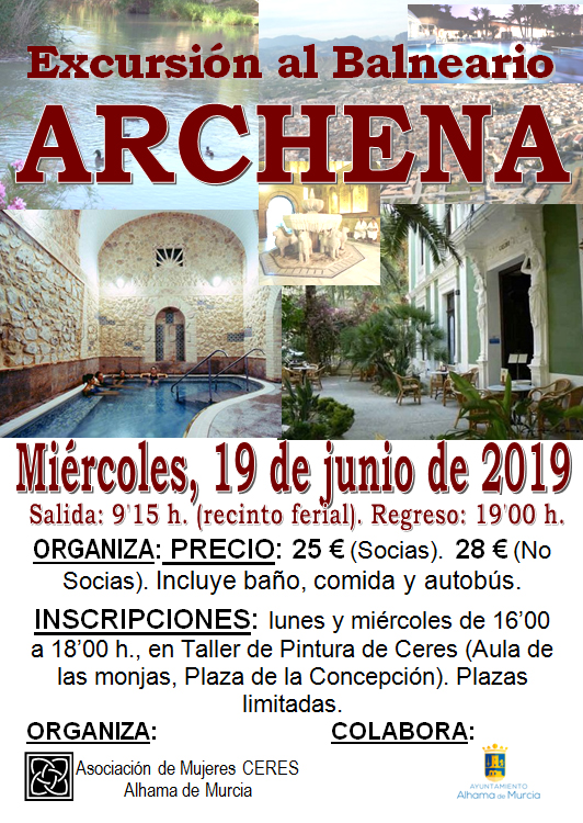 EXCURSIÓN AL BALNEARIO DE ARCHENA - 1 EXCURSIÓN AL BALNEARIO DE ARCHENA - 1