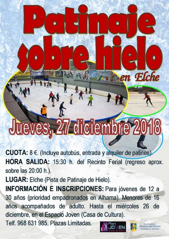 ACTIVIDADES PARA JÓVENES EN NAVIDAD- Patinaje sobre hielo en Elche - 1 ACTIVIDADES PARA JÓVENES EN NAVIDAD- Patinaje sobre hielo en Elche - 1