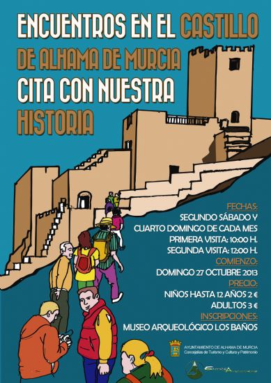 Guided visits to the Castle of Alhama will start on 27th October