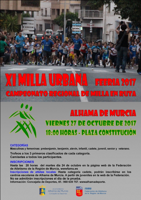 FERIA 2017: XI MILLA URBANA FERIA DE ALHAMA - 1 FERIA 2017: XI MILLA URBANA FERIA DE ALHAMA - 1