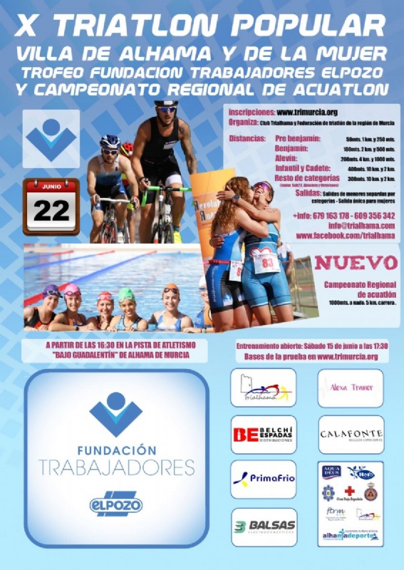 X TRIATLÓN VILLA DE ALHAMA Y DE LA MUJER - 1 X TRIATLÓN VILLA DE ALHAMA Y DE LA MUJER - 1
