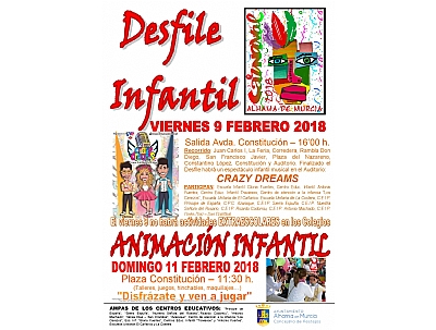 CARNAVAL 2018: DESFILE INFANTIL CARNAVAL 2018: DESFILE INFANTIL