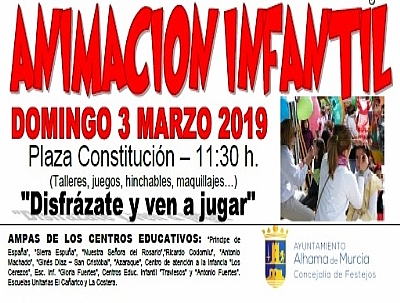 CARNAVAL 2019: ANIMACIÓN INFANTIL CARNAVAL 2019: ANIMACIÓN INFANTIL