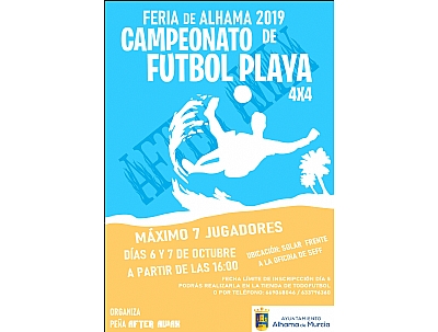 FERIA 2019: I Torneo de Fútbol Playa FERIA 2019: I Torneo de Fútbol Playa