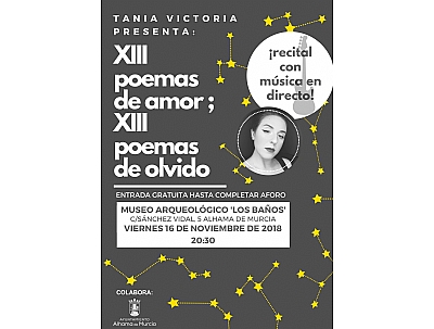 TANIA VICTORIA presenta: XIII Poemas de amor; XIII Poemas de olvido. TANIA VICTORIA presenta: XIII Poemas de amor; XIII Poemas de olvido.