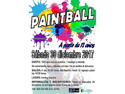 EVENTOS PARA JÓVENES: Paintball EVENTOS PARA JÓVENES: Paintball