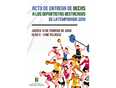 Acto de entrega de becas a los deportistas destacados 2019 Acto de entrega de becas a los deportistas destacados 2019