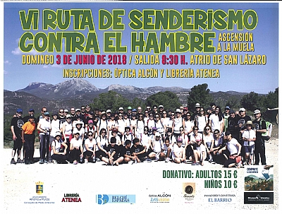 VI RUTA DE SENDERISMO CONTRA EL HAMBRE VI RUTA DE SENDERISMO CONTRA EL HAMBRE