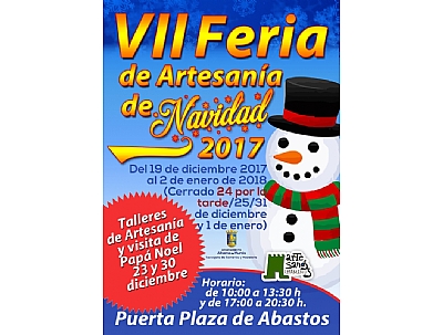 VII FERIA DE ARTESANÍA DE NAVIDAD 2017 VII FERIA DE ARTESANÍA DE NAVIDAD 2017
