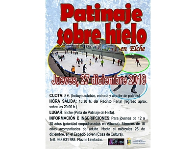 ACTIVIDADES PARA JÓVENES EN NAVIDAD- Patinaje sobre hielo en Elche ACTIVIDADES PARA JÓVENES EN NAVIDAD- Patinaje sobre hielo en Elche