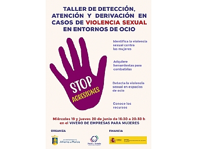 Inicio del taller de detección, atención y derivación de violencia sexual en entornos de ocio Inicio del taller de detección, atención y derivación de violencia sexual en entornos de ocio