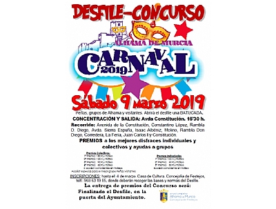 CARNAVAL 2019: Desfile-Concurso CARNAVAL 2019: Desfile-Concurso