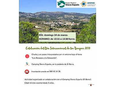 DÍA INTERNACIONAL DE LOS BOSQUES: Charla y paseo interpretativo DÍA INTERNACIONAL DE LOS BOSQUES: Charla y paseo interpretativo