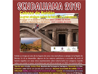 SENDALHAMA 2019: Cabezo de Roldán SENDALHAMA 2019: Cabezo de Roldán