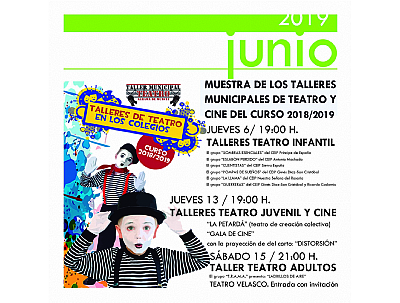 Muestra de talleres de teatro juvenil y cine Muestra de talleres de teatro juvenil y cine