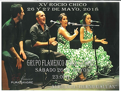 XV ROCÍO CHICO: Espectáculo de Rumbas y Sevillanas XV ROCÍO CHICO: Espectáculo de Rumbas y Sevillanas