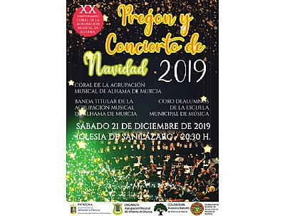 NAVIDAD 2019: Concierto de la Banda y Coro de alumnos de la Escuela de Música y Coral de la Agrupación Musical NAVIDAD 2019: Concierto de la Banda y Coro de alumnos de la Escuela de Música y Coral de la Agrupación Musical