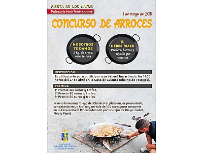 LOS MAYOS 2018: XXV Concurso de Arroces LOS MAYOS 2018: XXV Concurso de Arroces