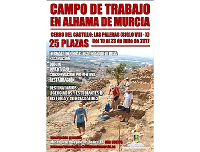 Inicio del CAMPO DE TRABAJO - CERRO DEL CASTILLO LAS PALERAS Inicio del CAMPO DE TRABAJO - CERRO DEL CASTILLO LAS PALERAS