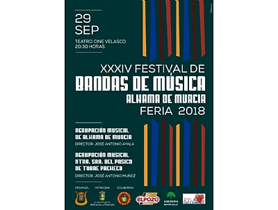 XXXIV Festival de Bandas de Música. CONCIERTO XXXIV Festival de Bandas de Música. CONCIERTO
