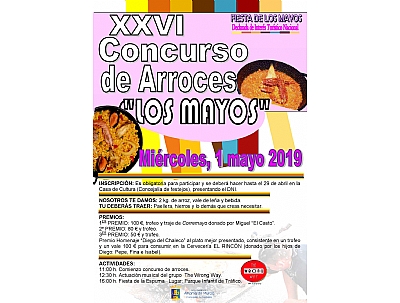 LOS MAYOS 2019: CONCURSO DE ARROCES LOS MAYOS 2019: CONCURSO DE ARROCES