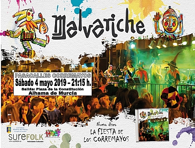 MAYOS 2019: PASACALLES DE CORREMAYOS con MALVARICHE MAYOS 2019: PASACALLES DE CORREMAYOS con MALVARICHE