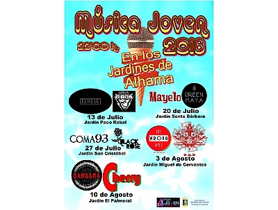MÚSICA JOVEN EN LOS JARDINES DE ALHAMA MÚSICA JOVEN EN LOS JARDINES DE ALHAMA