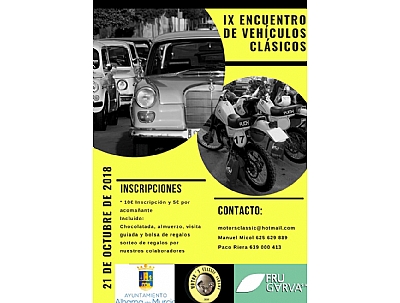 IX Encuentro de VEHÍCULOS CLÁSICOS 'Villa de Alhama'. IX Encuentro de VEHÍCULOS CLÁSICOS 'Villa de Alhama'.