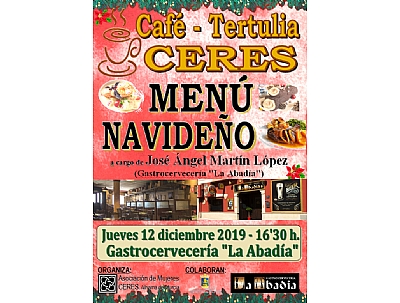 CAFÉ - TERTULIA CERES: CAFÉ - TERTULIA CERES: