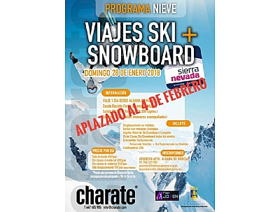 Viaje a Sierra Nevada: Ski + Snowboard //APLAZADO AL 4 DE FEBRERO // Viaje a Sierra Nevada: Ski + Snowboard //APLAZADO AL 4 DE FEBRERO //