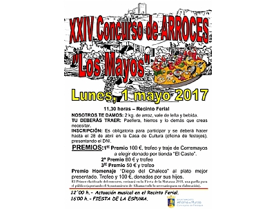 XXXV CONCURSO DE ARROCES LOS MAYOS 2017 XXXV CONCURSO DE ARROCES LOS MAYOS 2017