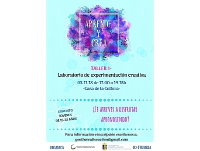 Taller Youth Creative Action: laboratorio de experimentación creativa Taller Youth Creative Action: laboratorio de experimentación creativa
