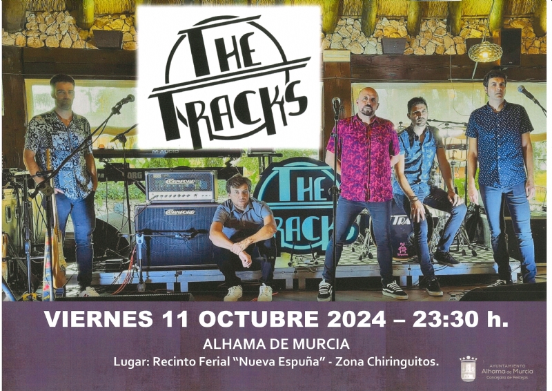 FERIA 2024: Actuación musical THE TRACKS, versiones.