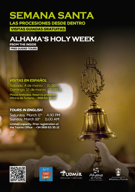 ATTENTION, CANCELLED ---> GUIDED TOUR “SEMANA SANTA DE ALHAMA: LAS PROCESIONES DESDE DENTRO” (IN SPANISH)