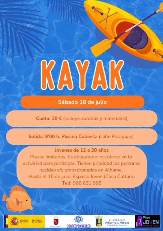 VERANO JOVEN: KAYAK DE MAR