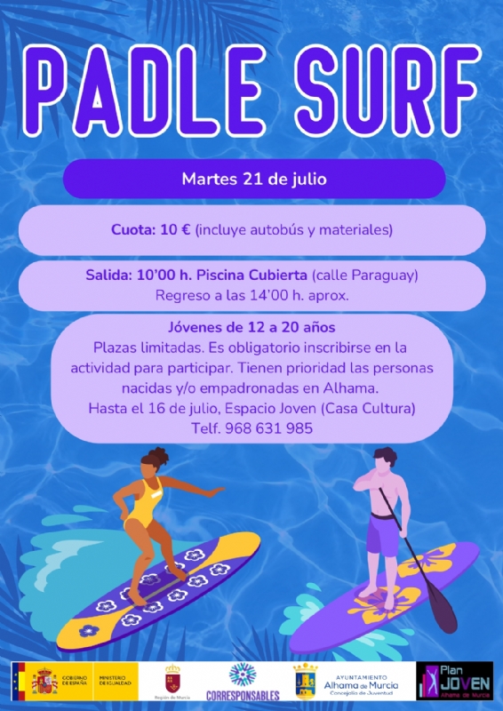 VERANO JOVEN: PADDLE SURF