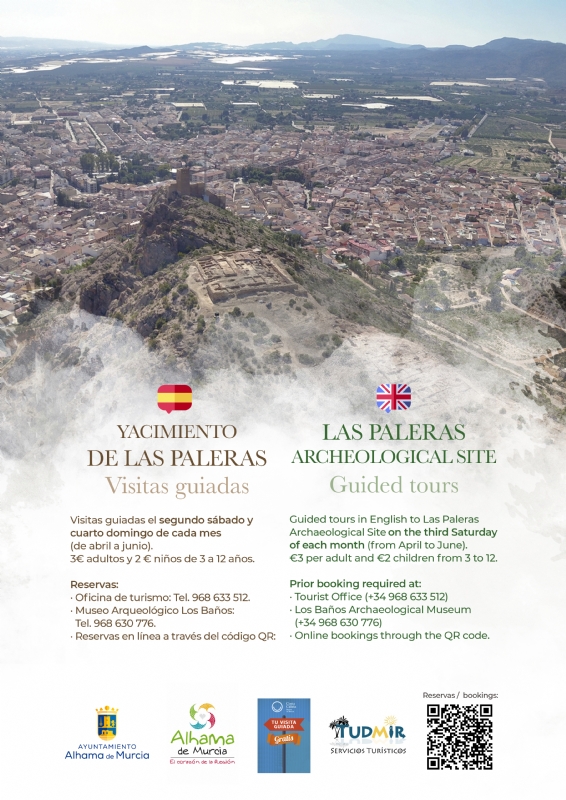 ¡ATENCIÓN CANCELADA!  VISITA GUIADA AL YACIMIENTO ARQUEOLÓGICO DE LAS PALERAS (EN INGLÉS) - 1