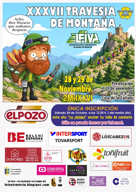 PRESENTACIÓN DE LA XXXVII TRAVESÍA DE MONTAÑA
