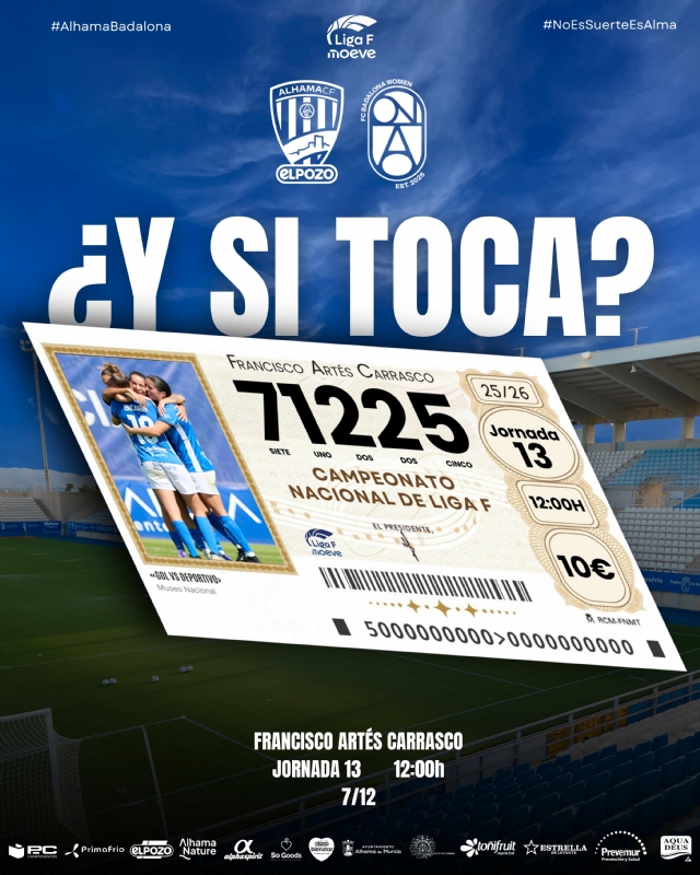 FÚTBOL: Alhama CF ElPozo - FC Levante LP Badalona