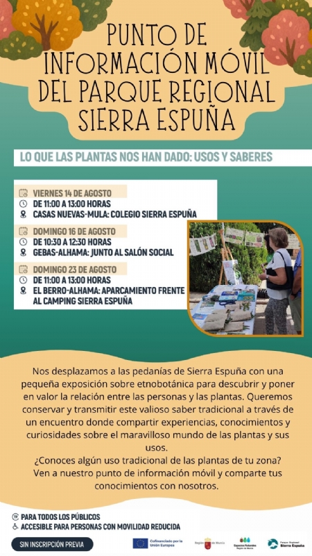 LO QUE LAS PLANTAS NOS HAN DADO: PUNTO DE INFORMACIÓN MÓVIL DEL PARQUE REGIONAL DE SIERRA ESPUÑA - 1
