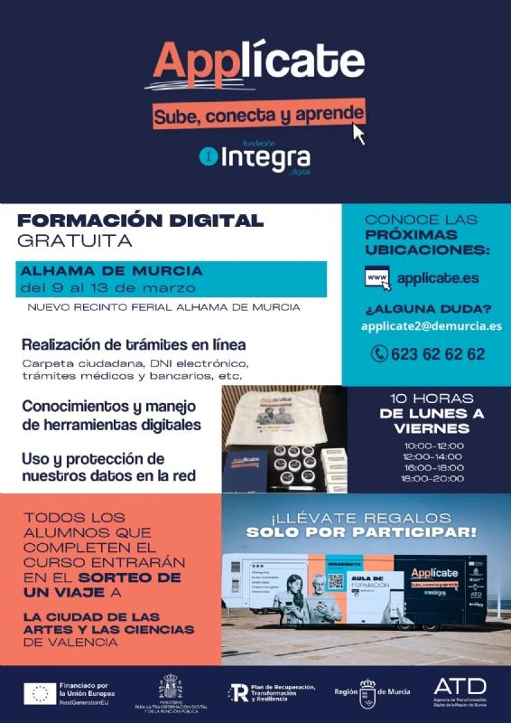 APPLÍCATE, SUBE, CONECTA Y APRENDE: FORMACIÓN DIGITAL GRATUITA - 1