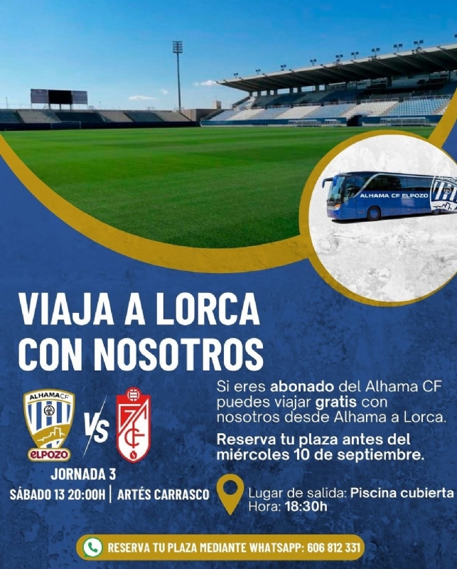 LIGA FÚTBOL PREFERENTE: ALHAMA CF El Pozo - GRANADA CF Femenino