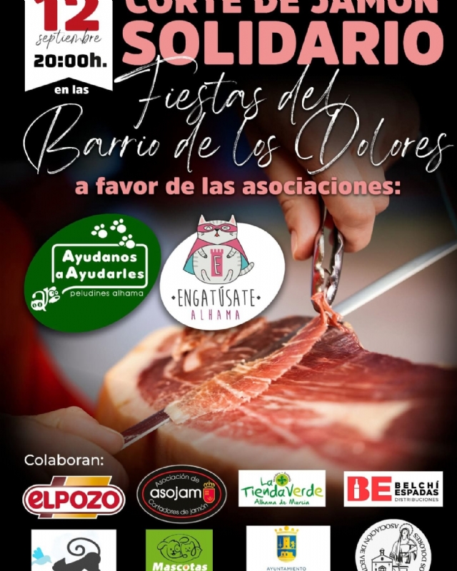 FIESTAS DEL BARRIO: Corte de Jamón Solidario