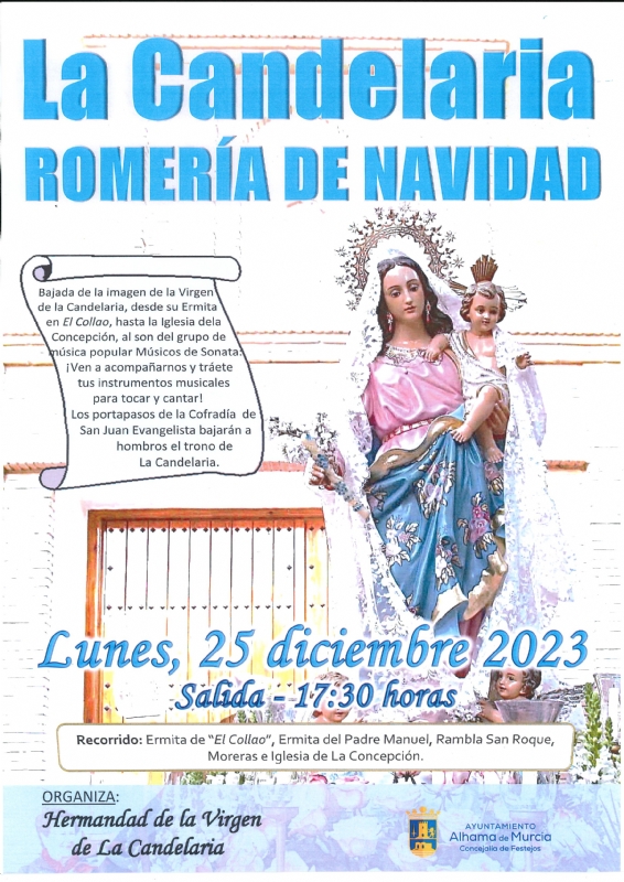 NAVIDAD 2023: BAJADA DE LA IMAGEN DE LA VIRGEN DE LA CANDELARIA - 1