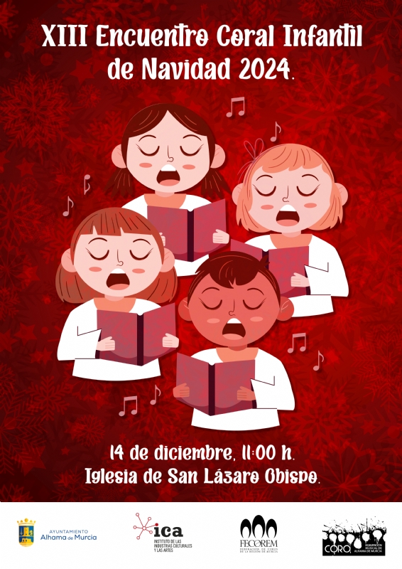 CHRISTMAS 2024: CHILDREN'S CHOIR MEETING ‘ALHAMA AT CHRISTMAS’.