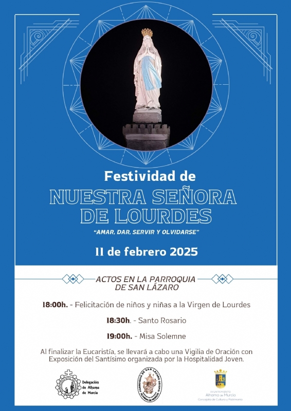 FESTIVIDAD NTRA. SRA. DE LOURDES: SANTO ROSARIO