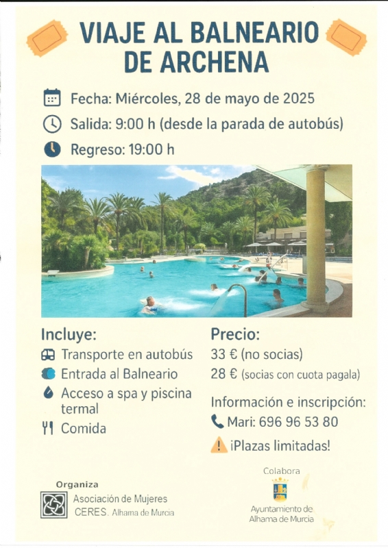 TRIP TO BALNEARIO DE ARCHENA