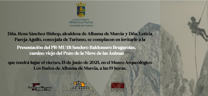 Presentation of the PR-MU131 Baldomero Brugarolas Trail 