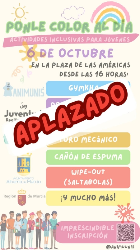 ATENCIÓN, APLAZADO: FERIA 2025: PONLE COLOR AL DÍA