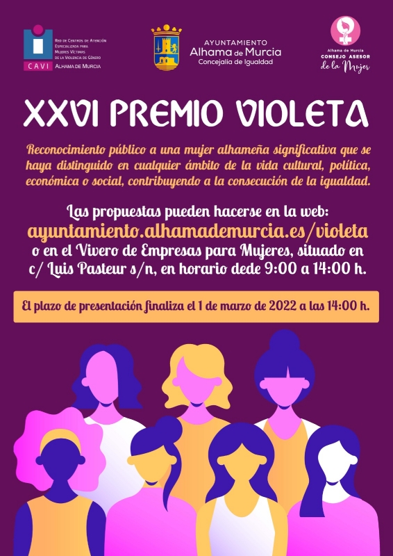 8M, DIA INTERNACIONAL DE LA MUJER: Entrega del XXVI Galardón Violeta 2022 - 1